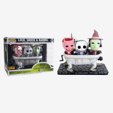 Nightmare Before Christmas: Movie Moments - Lock, Shock & Barrel (in the Bathtub) Exclusive Pop Vinyl