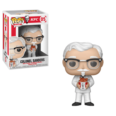 POP Ad Icons - KFC Colonel Sanders /w Bucket Pop! Vinyl Figure