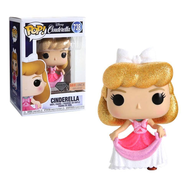 Cinderella 2020 - Cinderella (Pink Dress) Diamond Collection Exclusive Pop! Vinyl Figure
