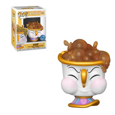 Beauty and the Beast - Chip (Blowing Bubbles) Exclusive Pop! Vinyl Figure