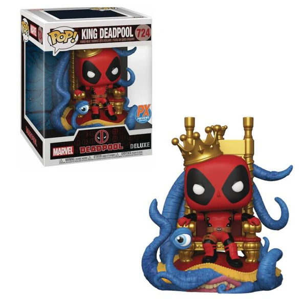Marvel - King Deadpool on Throne Exclusive 6" Pop! Vinyl Figure