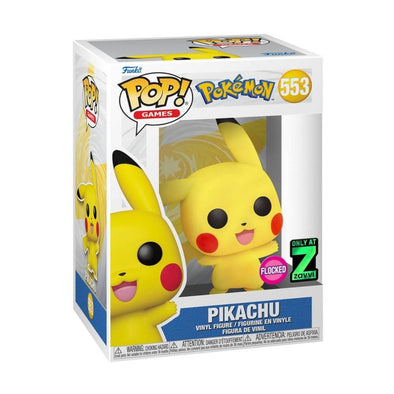 Pokémon - Pikachu (Waving) Flocked Exclusive POP! Vinyl Figure