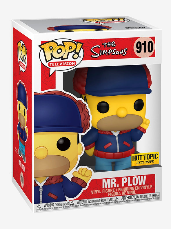 The Simpsons - Homer Mr Plow Exclusive Pop! Vinyl Figure