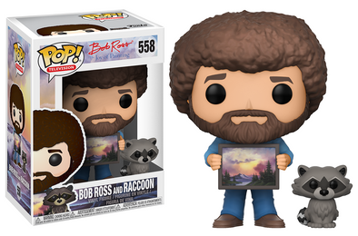 Joy of Painting - Bob Ross with Raccoon POP! Vinyl Figure