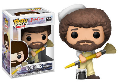 Joy of Painting - Bob Ross with Paintbrush POP! Vinyl Figure