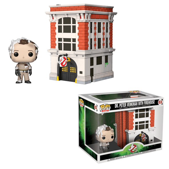 Pop Town - Ghostbusters Peter and Firehouse Pop! Vinyl