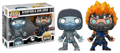 Mortal Kombat - Scorpion & Sub-Zero Battle 2-Pack Exclusive POP! Vinyl Figures