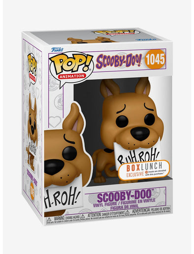 Scooby-Doo - Scooby with Sign Exclusive POP! Vinyl Figure