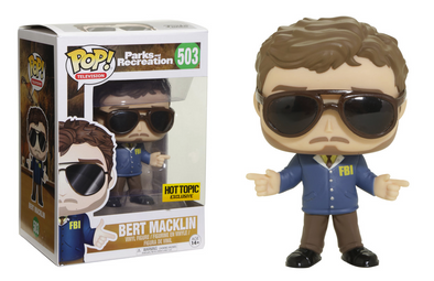 Parks and Recreation - Burt Macklin Exclusive Pop! Vinyl Figure