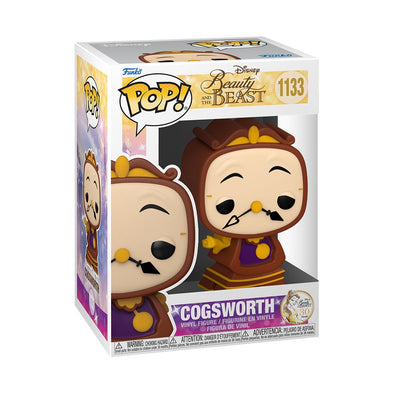 Beauty and The Beast 30th - Cogsworth Pop! Vinyl Figure