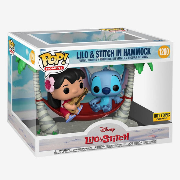 Disney Lilo and Stitch - Lilo & Stitch in Hammock POP! Moment Vinyl Figure