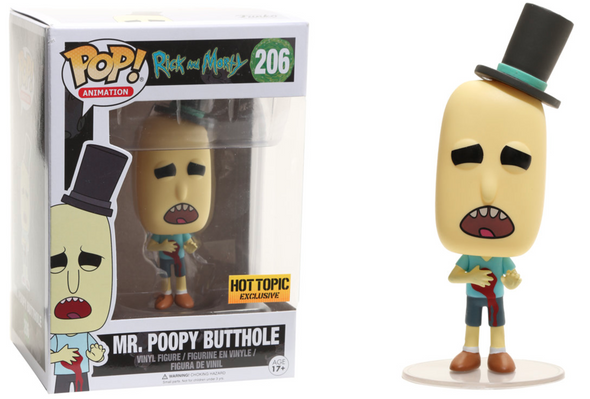 Rick and Morty - Mr. Poopy Butthole Exclusive Pop! Vinyl Figure