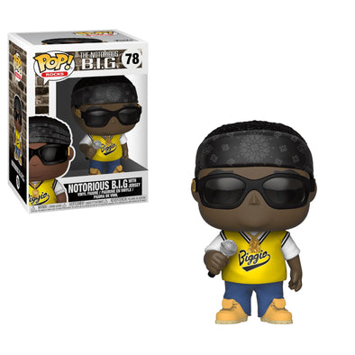 POP Rocks - Notorious B.I.G. ( w/ Jersey ) POP! Vinyl Figure