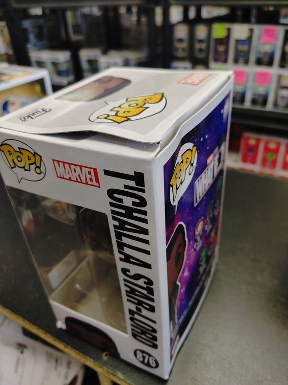 Marvel What If? - T'Challa Star-Lord (Unmasked) Exclusive Pop! Vinyl Figure