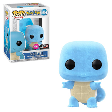 Pokemon - Flocked Squirtle Exclusive Pop! Vinyl Figure