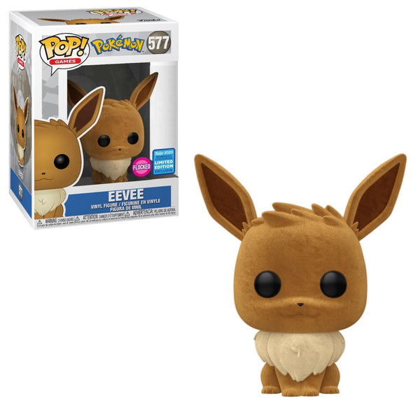 WonderCon 2020 - Pokemon Flocked Eevee Exclusive Pop! Vinyl Figure