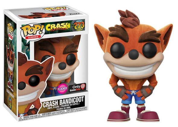 Crash Bandicoot - Crash Bandicoot (Flocked) Exclusive Pop! Vinyl Figure