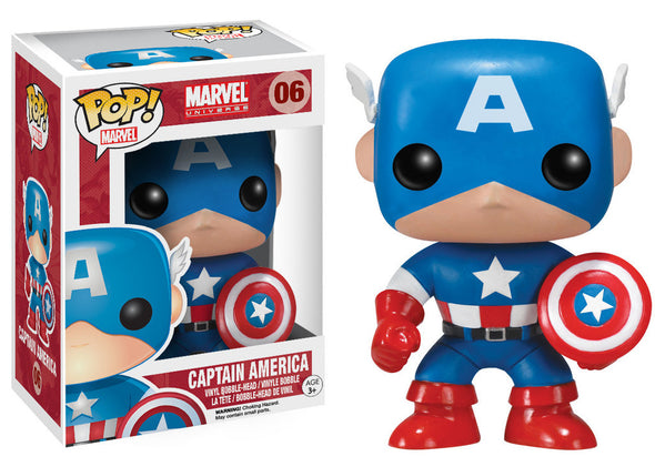 Marvel Universe Captain America Pop! Vinyl Figure