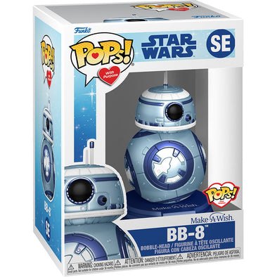 POPs With Purpose - Make-A-Wish Star Wars BB-8 (Blue Chrome) POP! Vinyl Figure