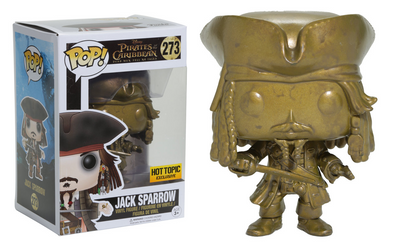 Pirates of the Caribbean - Golden Jack Sparrow Exclusive Pop! Vinyl Figure