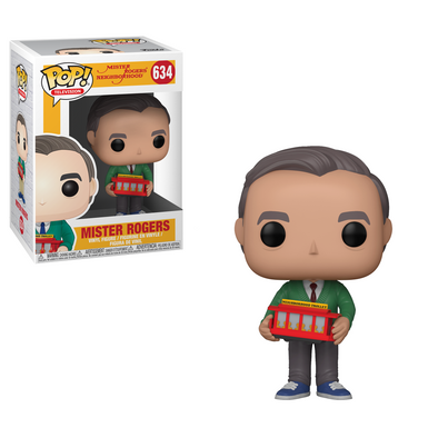 Mister Rogers Neighborhood - Mister Rogers (with Trolley) Pop! Vinyl Figure