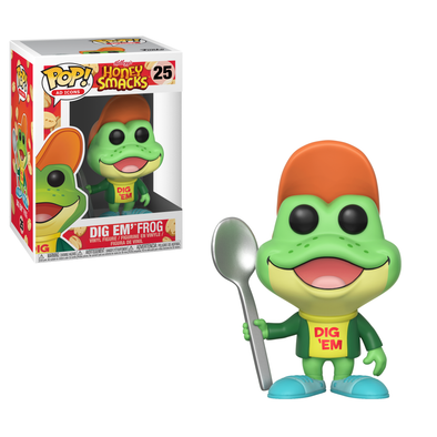POP Ad Icons - Honey Smacks Dig Em' Frog Pop! Vinyl Figure