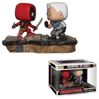 Marvel: Comic Moments - Deadpool vs. Cable Pop Vinyl Bobble Heads