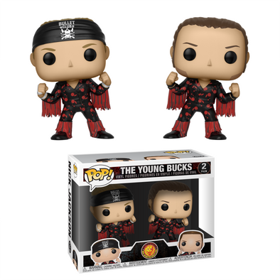 NJPW - Young Bucks Bullet Club Pop! Vinyl Figure 2-pack