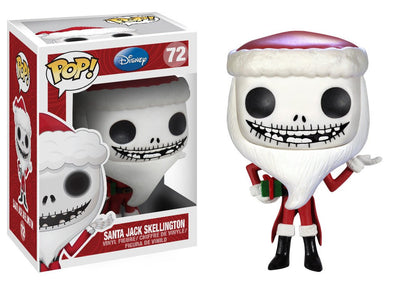 Disney Nightmare Before Christmas - Santa Jack Skellington Pop! Vinyl Figure