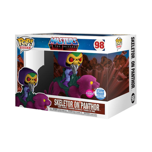 Masters of the Universe - Skeletor on Panthor Flocked Exclusive Pop! Rides Figure