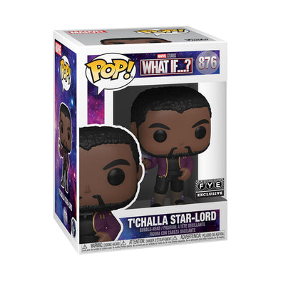 Marvel What If? - T'Challa Star-Lord (Unmasked) Exclusive Pop! Vinyl Figure