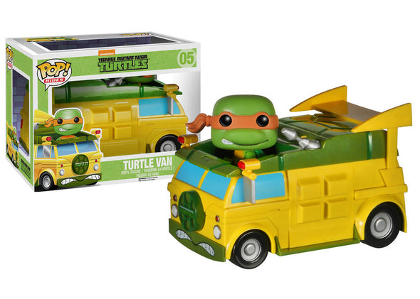 TMNT Turtle Van with Michelangelo Pop! Vinyl Vehicle