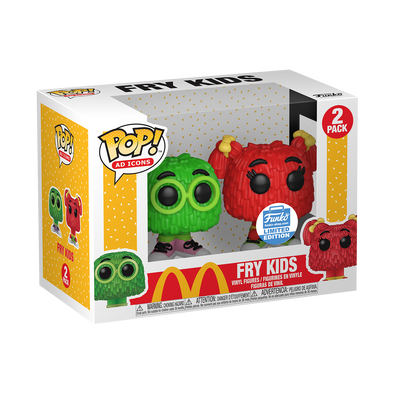 POP Ad Icons - McDonald's Fry Kids (Green/Red) 2-Pack Exclusive Pop! Vinyl Figures