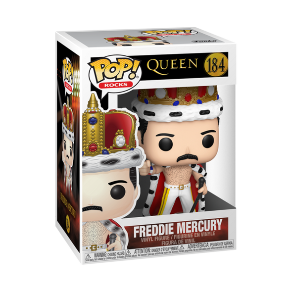 POP Rocks - Queen Freddie Mercury King POP! Vinyl Figure