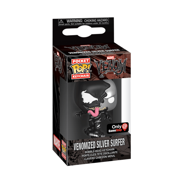 Marvel Venom - Venomized Silver Surfer Exclusive Pocket POP! Keychain