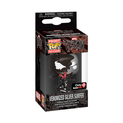 Marvel Venom - Venomized Silver Surfer (Metallic) Exclusive Pocket POP! Keychain