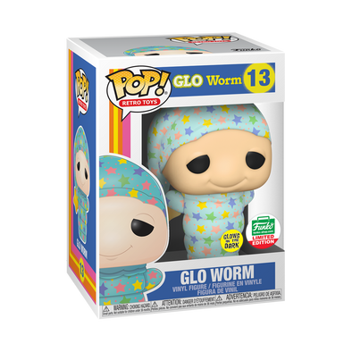 POP Retro Toys - Bedtime Glo Worm Glow-In-The-Dark Exclusive Pop! Vinyl Figure