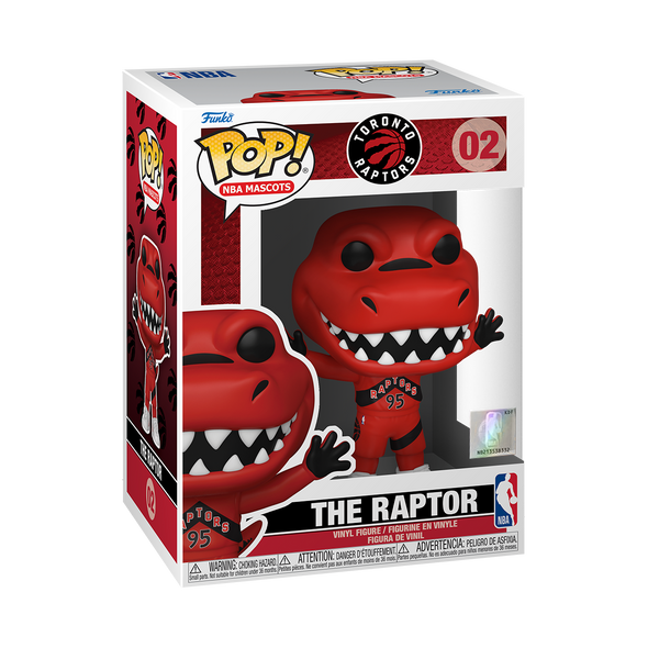 NBA Mascots - Toronto Raptors (Red Jersey - US Variant) Pop! Vinyl Figure