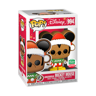 Disney  - Gingerbread Mickey (Holiday 2020) Exclusive Pop! Vinyl Figure