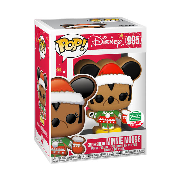 Disney  - Gingerbread Minnie (Holiday 2020) Exclusive Pop! Vinyl Figure