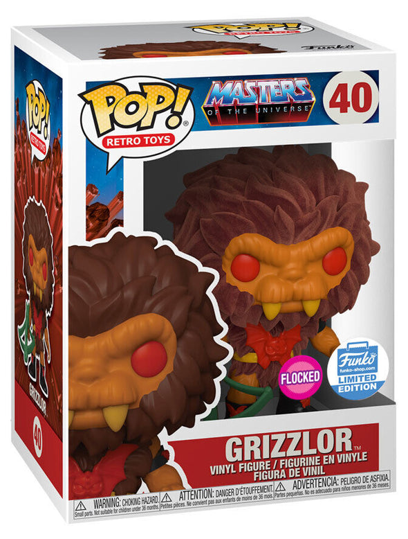 POP Retro Toys - Masters of the Universe Flocked Grizzlor Exclusive Pop! Vinyl Figure