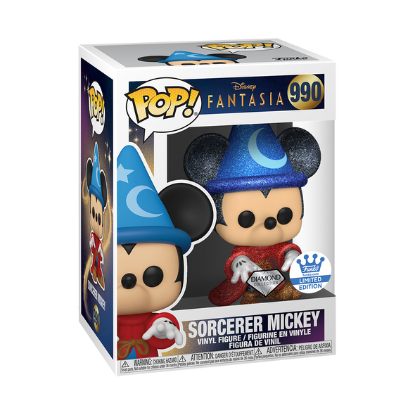 Disney - Sorcerer Mickey Diamond Edition Exclusive Pop! Vinyl Figure