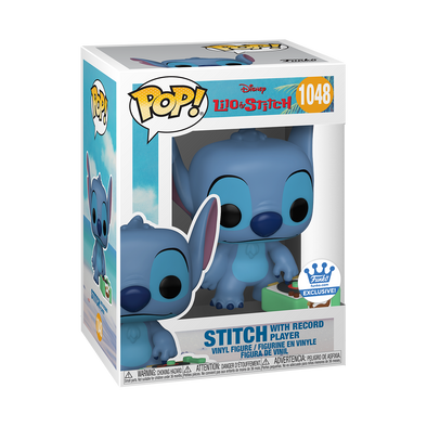 Lilo & Stitch - Stitch (with Record Player) Exclusive Pop! Vinyl Figure