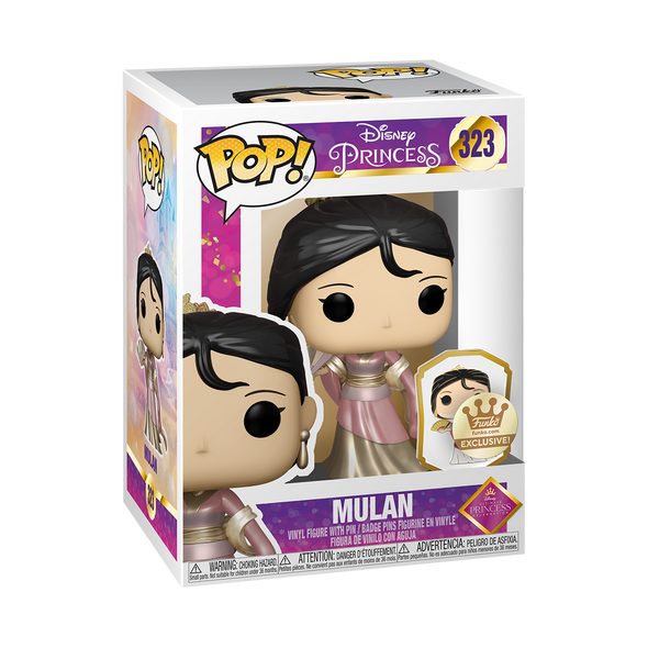 Disney Ultimate Princess - Mulan (Golden Collection /w Pin) Exclusive Pop! Vinyl Figure