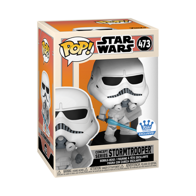 Star Wars - Concept Series Stormtrooper (with Shield and Lightsaber) Exclusive Pop! Vinyl Figure