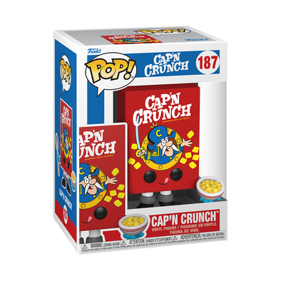POP Foodies - Cap'n Crunch Cereal Box (US Exclusive) Pop! Vinyl Figure