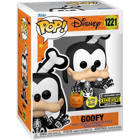Disney  - Skeleton Goofy (Halloween) Glow-In-The-Dark Exclusive Pop! Vinyl Figure