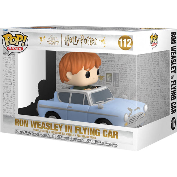 Harry Potter - Chamber of Secrets 20th Ron Weasley in Flying Car Pop! Vinyl Ride