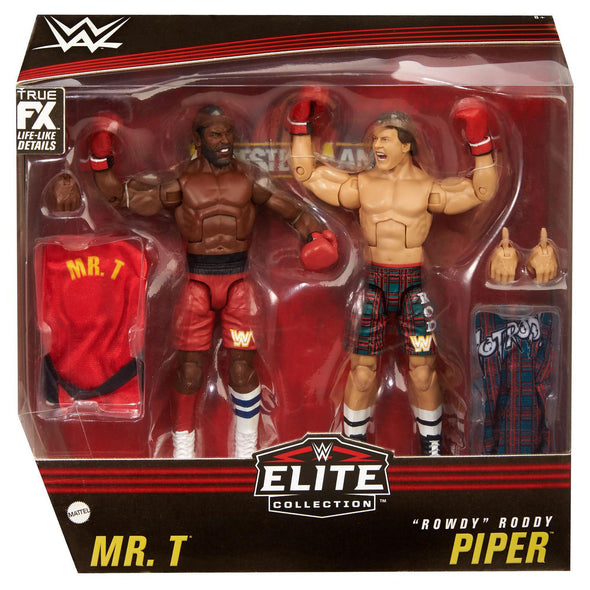 WWE Elite 2-Pack Series - Mr. T vs. "Rowdy" Roddy Piper