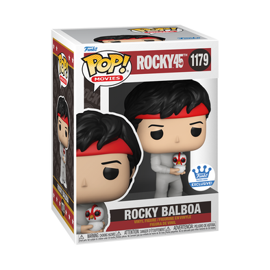 Rocky 45th - Rocky Balboa (Holding Chicken) Exclusive Pop! Vinyl Figure